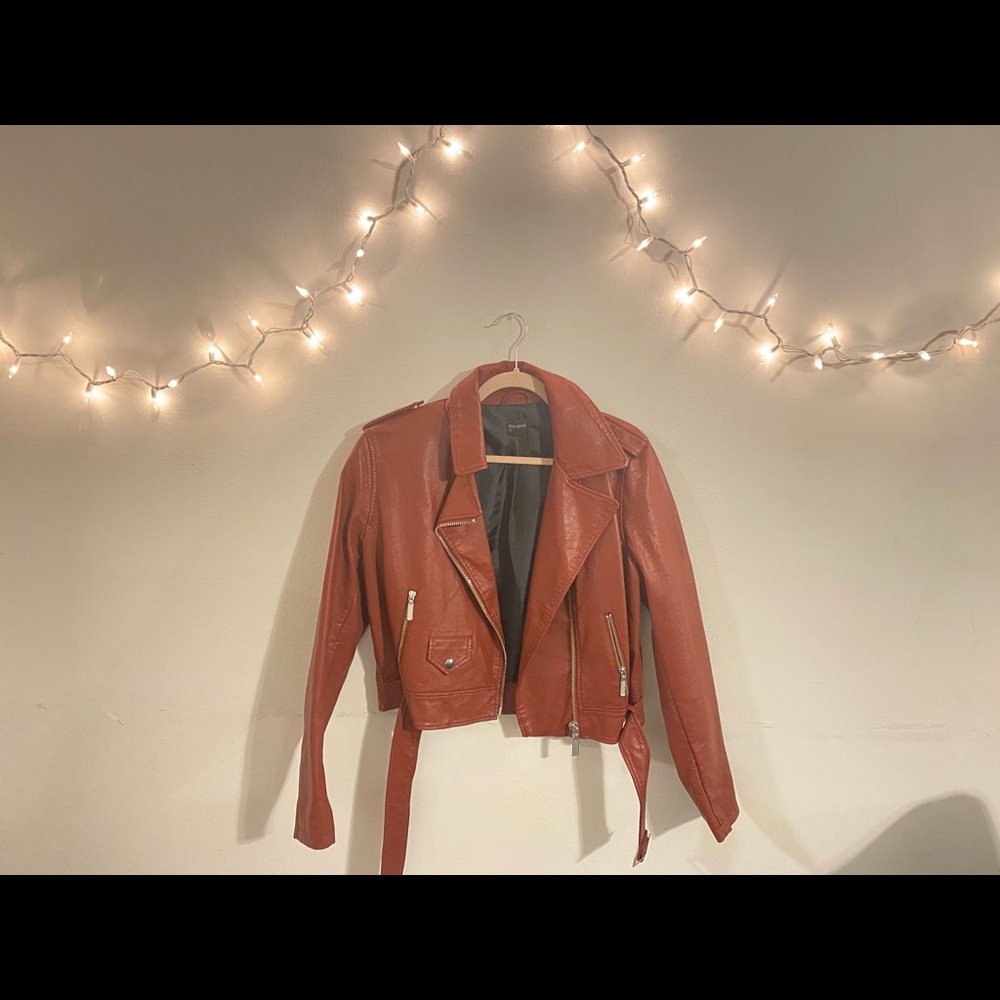 Free press faux leather jacket